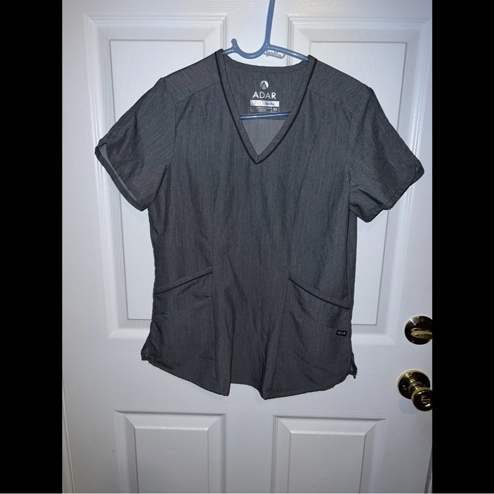 Ada Women's Scrub Charcoal Top